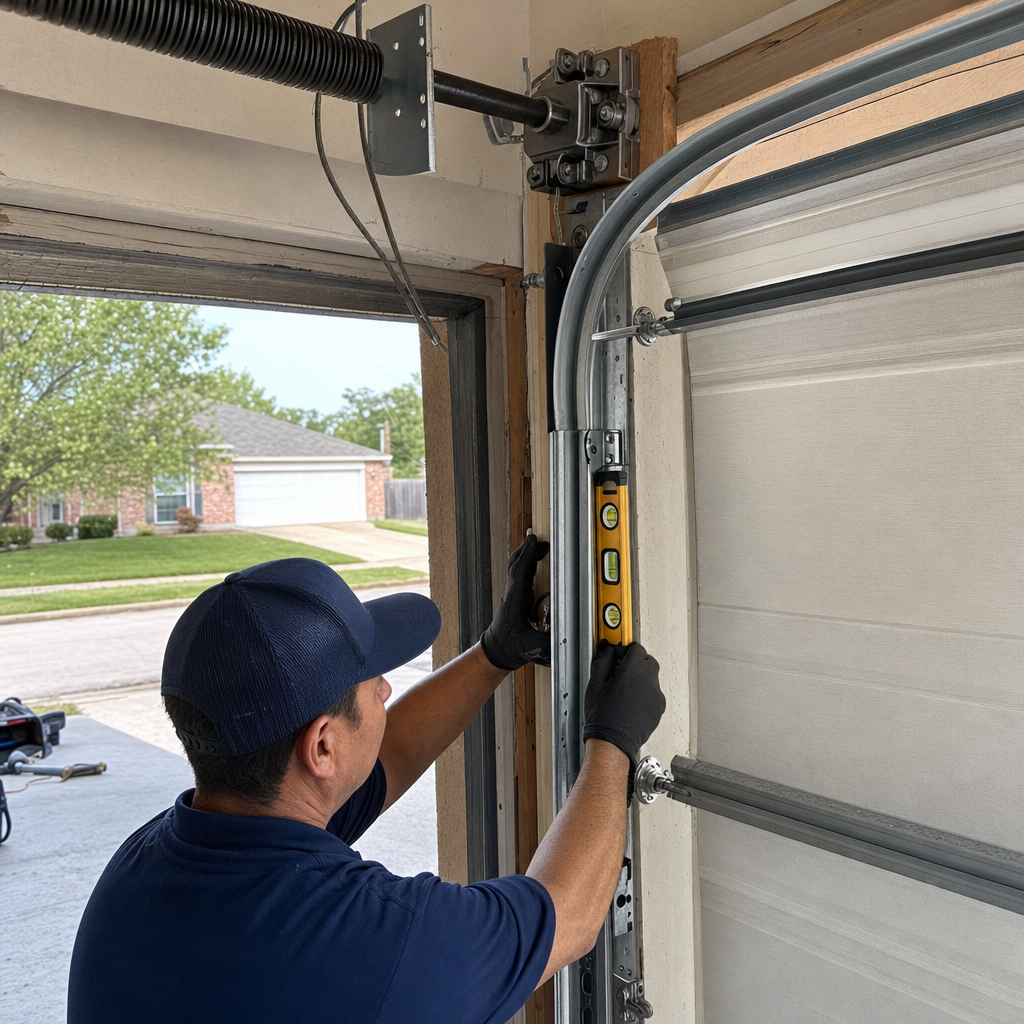Double Car Door Installation